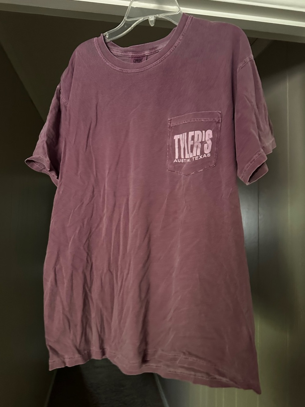 Comfort Colors Short‑Sleeve Pocket Tee in Dusty Mauve